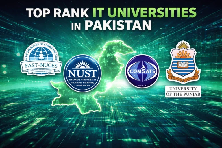 TOP RANK IT UNIVERSITIES IN PAKISTAN