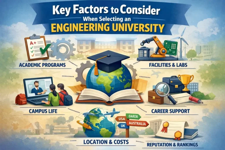 key factor to consider when an selecting engineeering universities