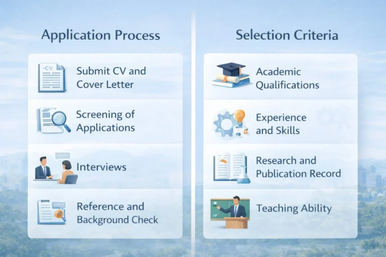APPLICATION PROCESS AND SELECTION CRITERIA