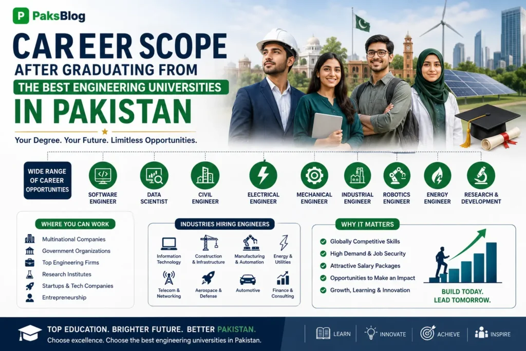 Career Scope After Graduating from the Best Engineering Universities in Pakistan​